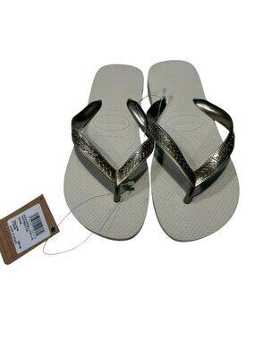 Havaianas Unisex Flip Flops Sandals Beige US 8